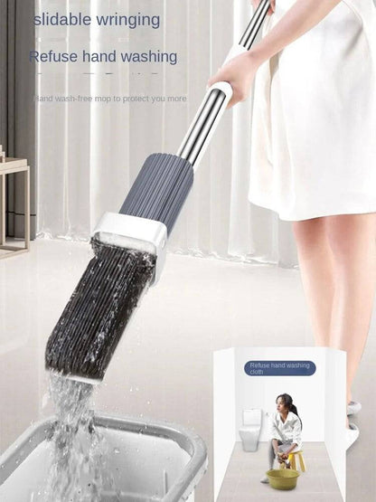 Sponge Mop Head Squeeze Water Free Hand Wash Mopping Cotton Household Absorbent Mop Household Cleaning Supplies - ALL TRENDY STUFF