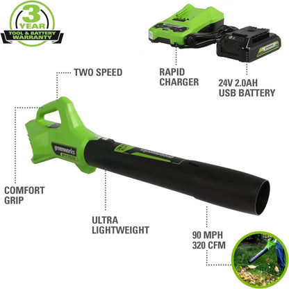 48V (2x24V) 21" Cordless Battery Self-Propelled Mower 10" String Trimmer 320 CFM Blower Combo Kit w/ (2) 5.0Ah Batteries - ALL TRENDY STUFF