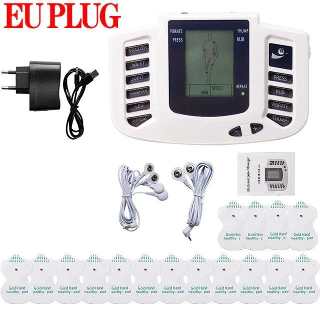 Electrical EMS Tens Massage 10 Level 16 Pads Pulse Acupuncture Muscle Stimulator Physiotherapy Machine Body Relax Health Care - ALL TRENDY STUFF