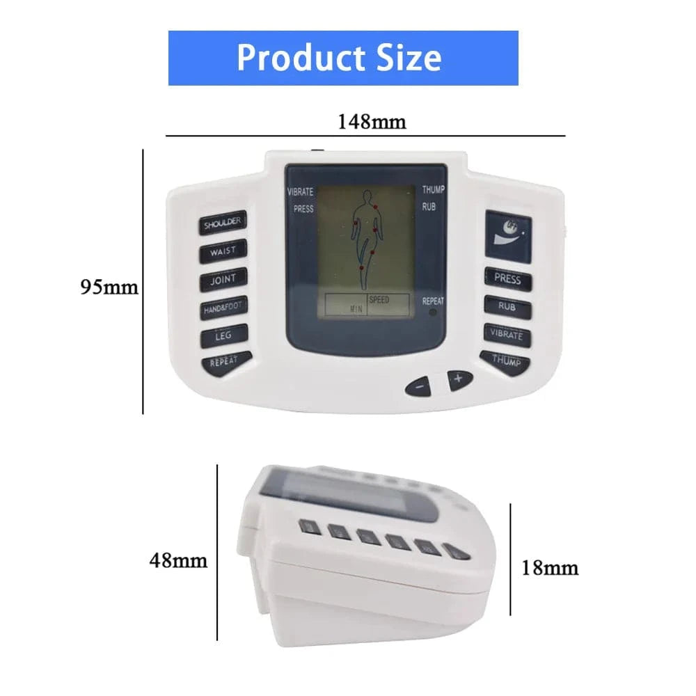 Electrical EMS Tens Massage 10 Level 16 Pads Pulse Acupuncture Muscle Stimulator Physiotherapy Machine Body Relax Health Care - ALL TRENDY STUFF