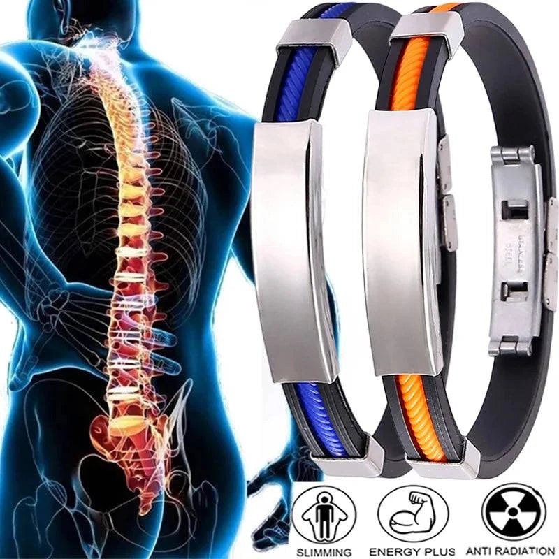 Fashion Men's Women Magnetic Lymph Drainage Magnetic Detox Bracelet Slimming Magnetic Therapy Bracelet&Bangle Health Care Jewelry - ALL TRENDY STUFF