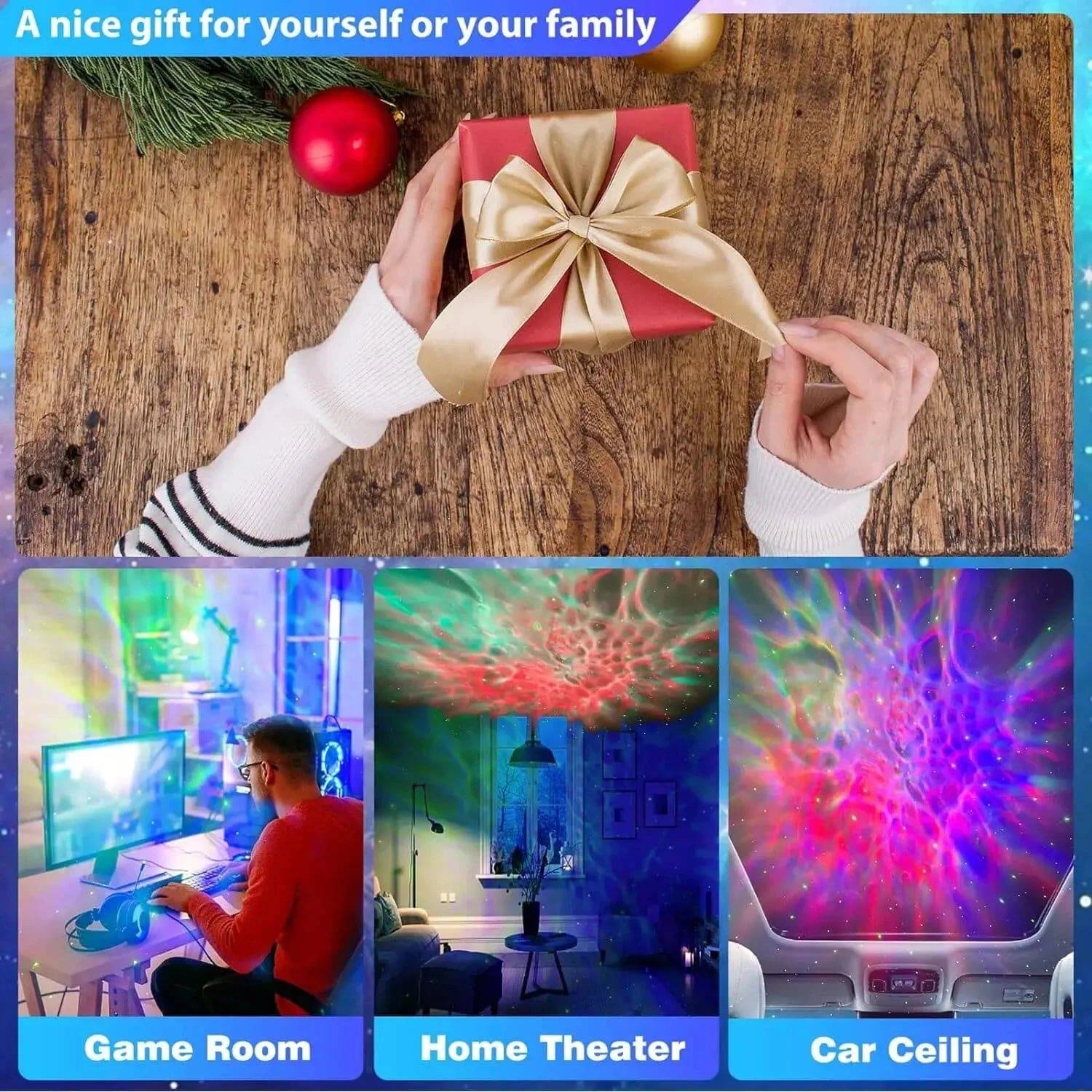 Galaxy Projector Astronaut Nebula Projector with Remote Night Light for Adults, Children's Playroom/Home Theater/Ceiling/Gift - ALL TRENDY STUFF