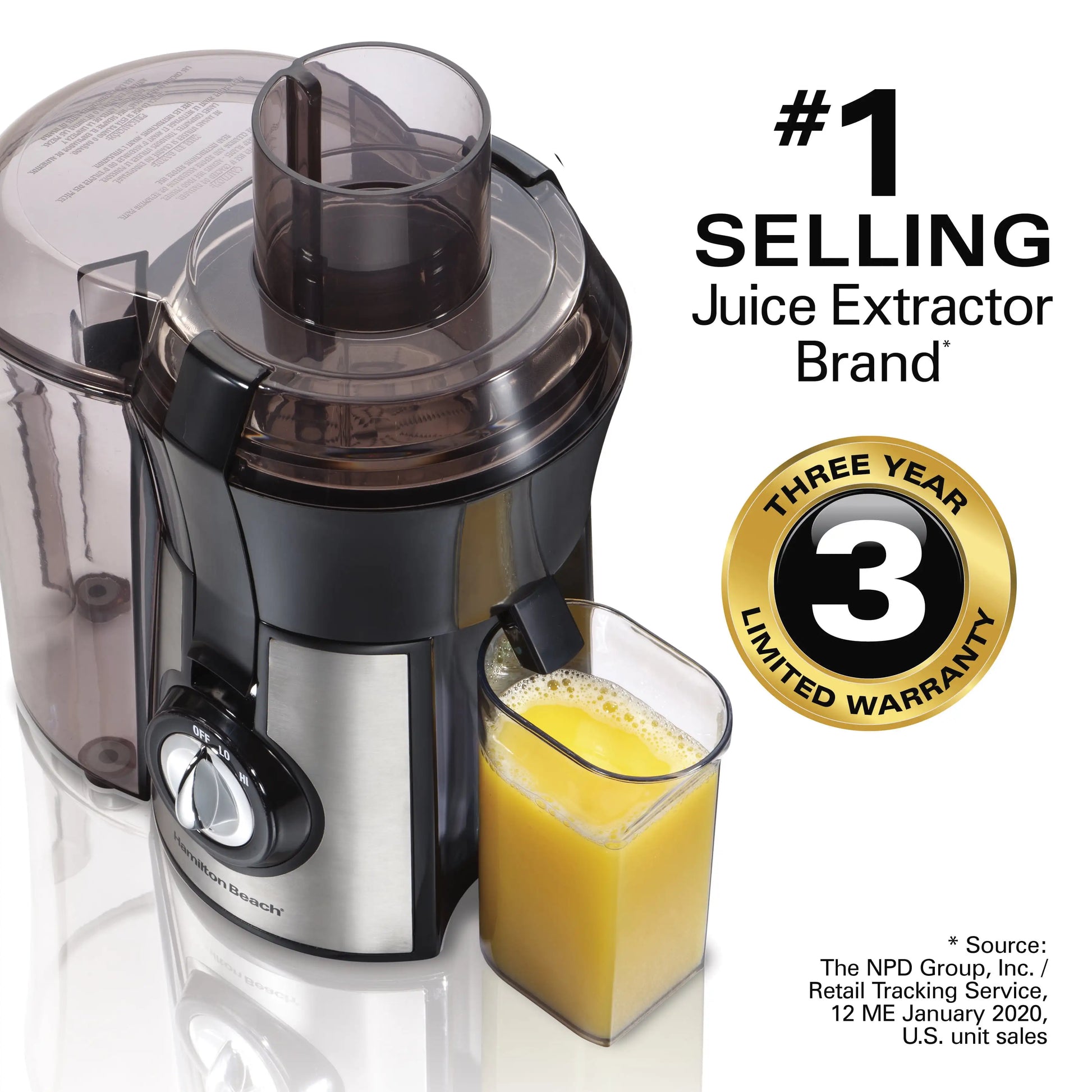 Hamilton Beach Easy Clean Juice Extractor, 800 Watts Hamilton Beach Easy Clean Juice Extractor, 800 Watts - ALL TRENDY STUFF