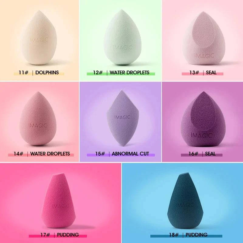 IMAGIC Makeup Sponge Beauty Tool Soft Wet And Dry Use Foundation Powder Puff Women Professional Cosmetic Colorful makeup tool - ALL TRENDY STUFF