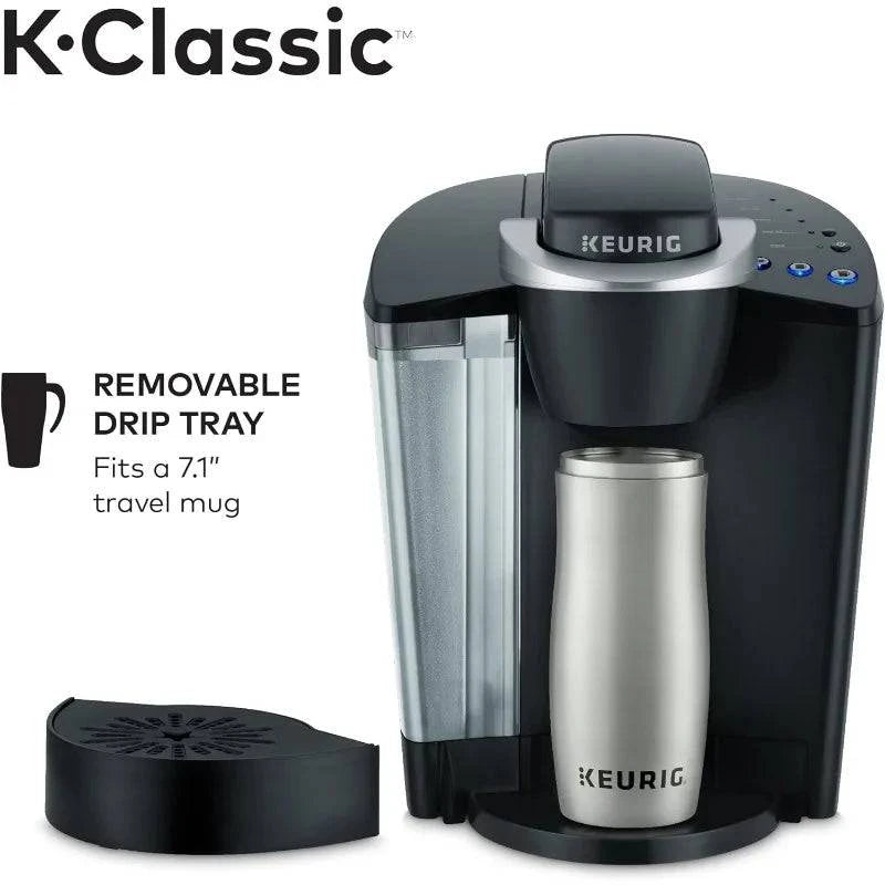 Keurig K-Classic Coffee Maker K-Cup Pod, Single Serve, Programmable, 6 to 10 oz. Brew Sizes, Black - ALL TRENDY STUFF