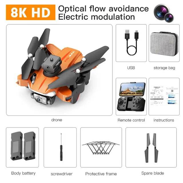 Lenovo P11S Max Drone 8K 5G GPS Professional HD Aerial Photography Dual-Camera Omnidirectional Obstacle Avoidanc Quadrotor 8000M - ALL TRENDY STUFF