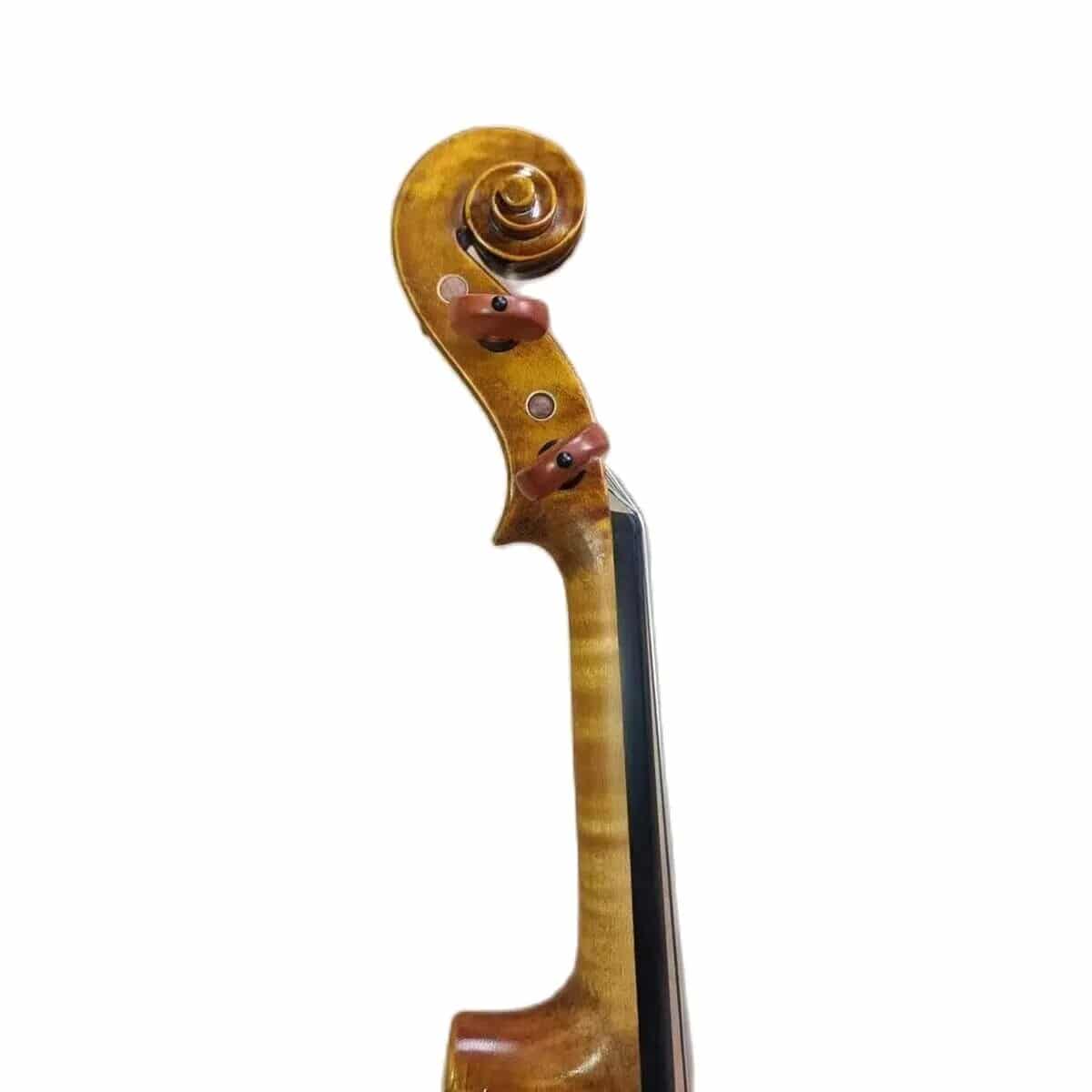 Master 4/4 Violin Stradi Model flamed maple back spruce top hand made No 1 - ALL TRENDY STUFF