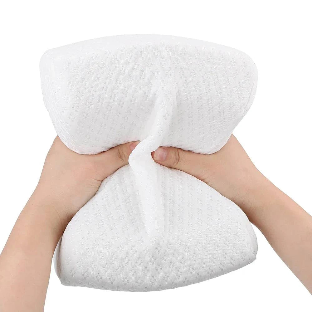 Memory Foam Knee Pillow Back Support Align Spine Pregnancy Body Pillows for Side Sleepers for Orthopedic Sciatica Back Leg Hip - ALL TRENDY STUFF