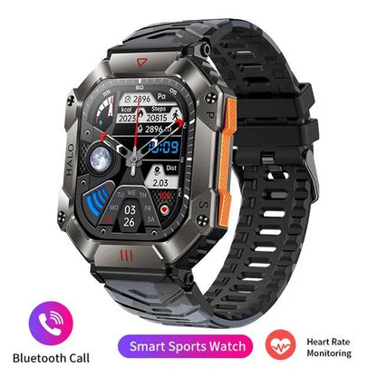 Men Smart Watch For Android IOS Fitness Watches Ip68 Waterproof Military Healthy Monitor AI Voice Bluetooth Call Smartwatch - ALL TRENDY STUFF