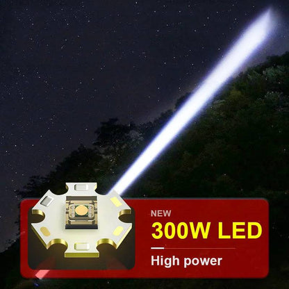 Most Powerful LED Flashlight USB Rechargeable Torch Light High Power Flashlight Tactical Lantern Long Shot Hand Lamp For Camping - ALL TRENDY STUFF