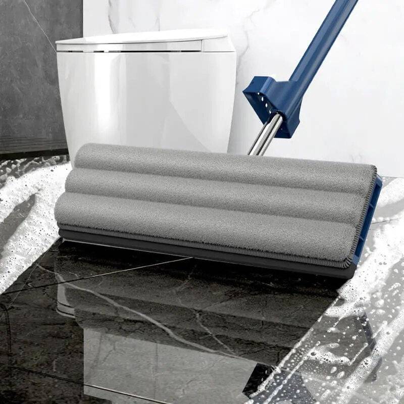 New Style Large Flat Mop Self-contained Slide Microfiber Floor Mop Wet and Dry Mop For Cleaning Floors Home Cleaning Tools - ALL TRENDY STUFF