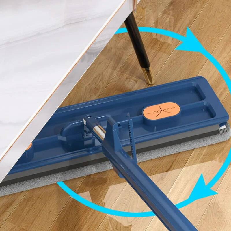 New Style Large Flat Mop Self-contained Slide Microfiber Floor Mop Wet and Dry Mop For Cleaning Floors Home Cleaning Tools - ALL TRENDY STUFF