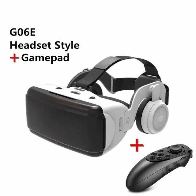 Original VR Virtual Reality 3D Glasses Box Stereo VR Google Cardboard Headset Helmet for IOS Android Smartphone Wireless Rocker - ALL TRENDY STUFF