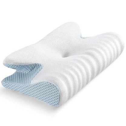 Orthopedic Memory Foam Pillow 60x37cm Slow Rebound Memory Soft Pillow Butterfly Shaped Relax Cervical Neck for Side Back Sleeper - ALL TRENDY STUFF