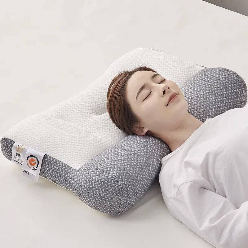 Orthopedic Reverse Traction Pillow Protects Cervical Vertebra and Helps Sleep Single Neck Pillow Can Be Machine Washable 48X74cm - ALL TRENDY STUFF