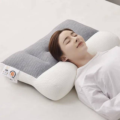 Orthopedic Reverse Traction Pillow Protects Cervical Vertebra and Helps Sleep Single Neck Pillow Can Be Machine Washable 48X74cm - ALL TRENDY STUFF