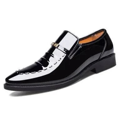 Patent Leather Men Dress Shoes Classic Formal Leather Shoes for Men Formal Office Work Shoes Men Party Oxfords Business Shoes - ALL TRENDY STUFF