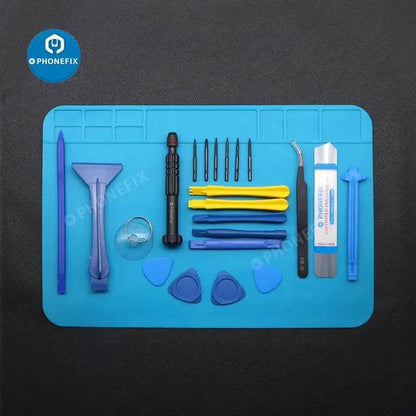 Professional Mobile Phone Screen Opening Repair Set Screwdriver Pry Suction Cup Insulation Pad Disassemble Tool for iPhone 12 13 - ALL TRENDY STUFF