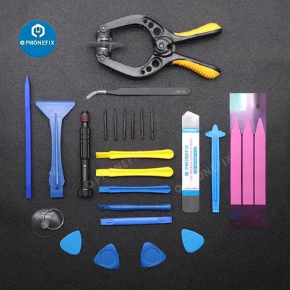 Professional Mobile Phone Screen Opening Repair Set Screwdriver Pry Suction Cup Insulation Pad Disassemble Tool for iPhone 12 13 - ALL TRENDY STUFF