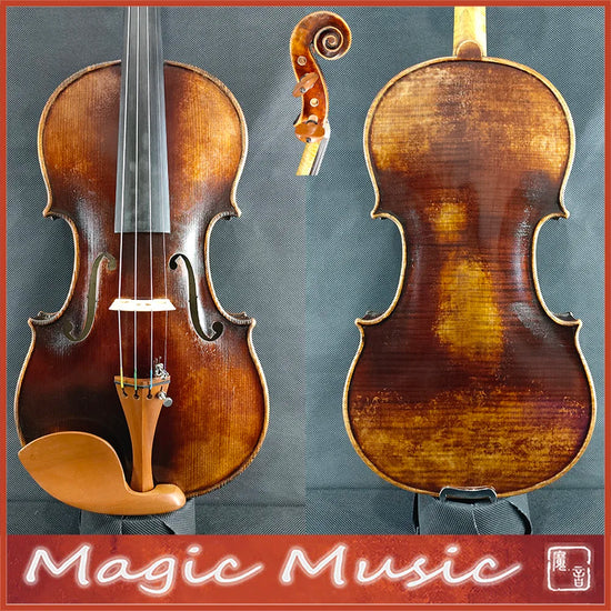 SELECTED Bone Nut A Really Impressive Workshop Master Violin 4/4 Size Russian Spruce Stradivarius Handmade Oil Antiqued