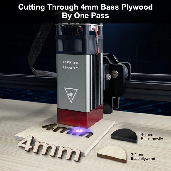LASER TREE 20W/10W/5W/4W Laser Head For CNC Engraver Wood Cutting DIY Laser Tools 450nm TTL/ PWM Blue Light Laser Module