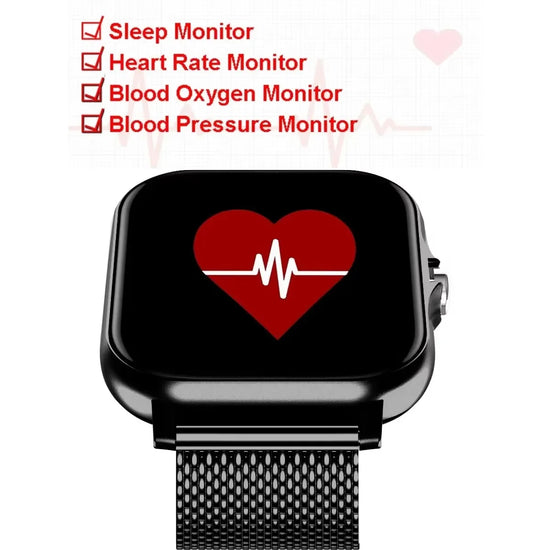 1.83'' Waterproof Smart Watch Message Answer Call Sleep Monitoring Sports Pedometer Information Alerts For iPhone Android