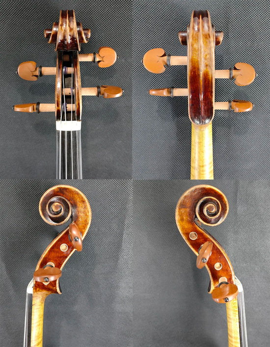 SELECTED Bone Nut A Really Impressive Workshop Master Violin 4/4 Size Russian Spruce Stradivarius Handmade Oil Antiqued