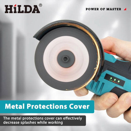 HILDA 12V Miniature Rechargeable Mini Angle Grinder with Battery Cutting Blade Polishing Grinder for Cutting Diamond Cordless