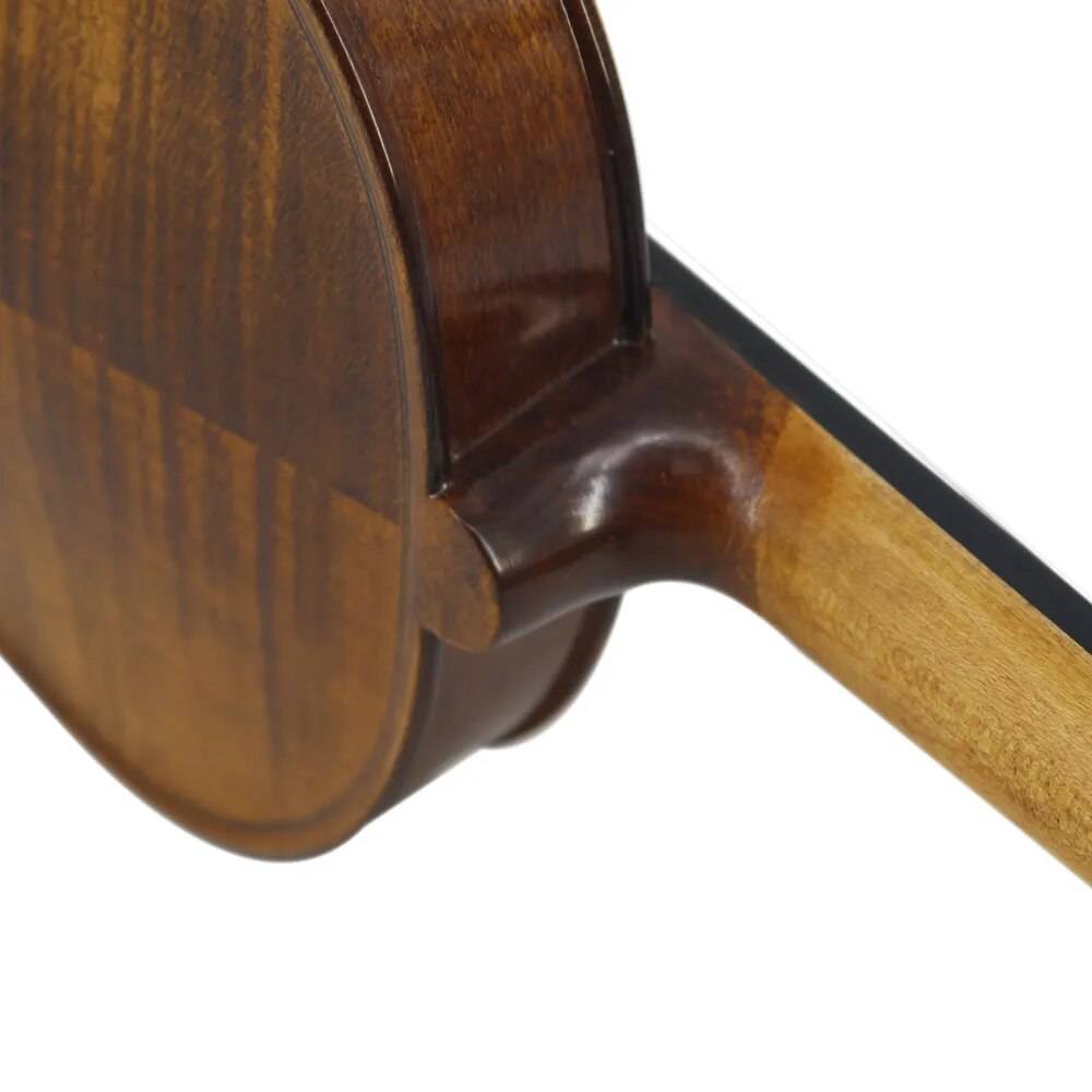 New Natural Flamed Maple Violin Full Size Hand-craft Violin Stringed Musical Instrument Ebony Fitted Case Bow Rosin - ALL TRENDY STUFF